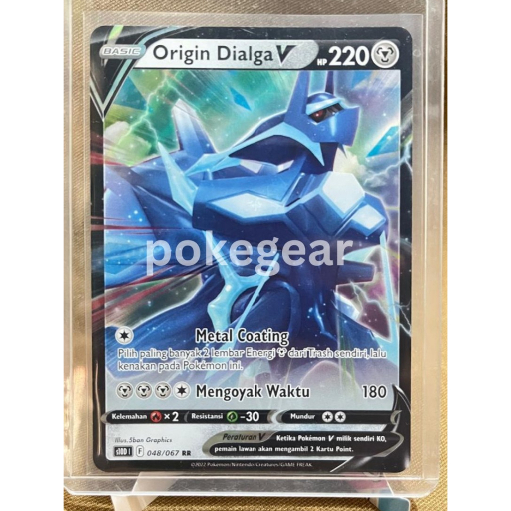 Origin Dialga V (048/067) Pokemon Indonesia Pengamat Waktu S10D