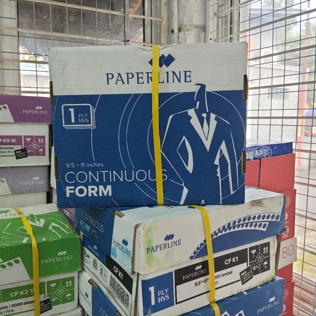 Paperline PPL Continuous Form Paperline 1 ply HVS FULL / kertas NCR paperline 1 ply