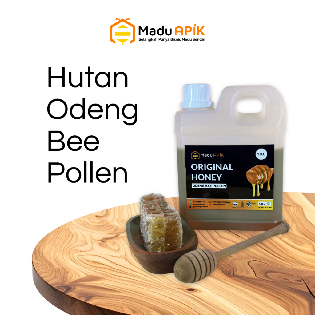 MADU ASLI | MADU MURNI | ODENG BEE POLEN 1KG