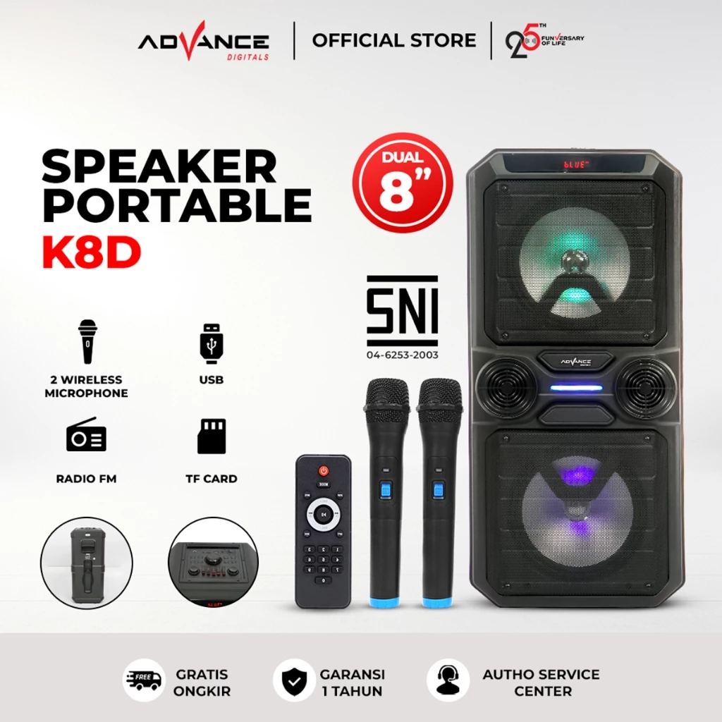 SPEAKER ADVANCE K8D 2 MIC