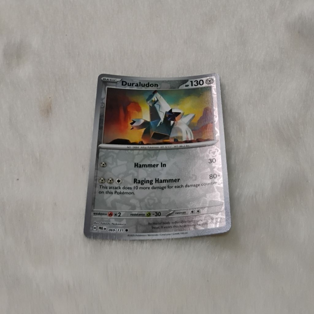 Kartu TCG Pokemon - Duraludon Reverse Holo (EN)