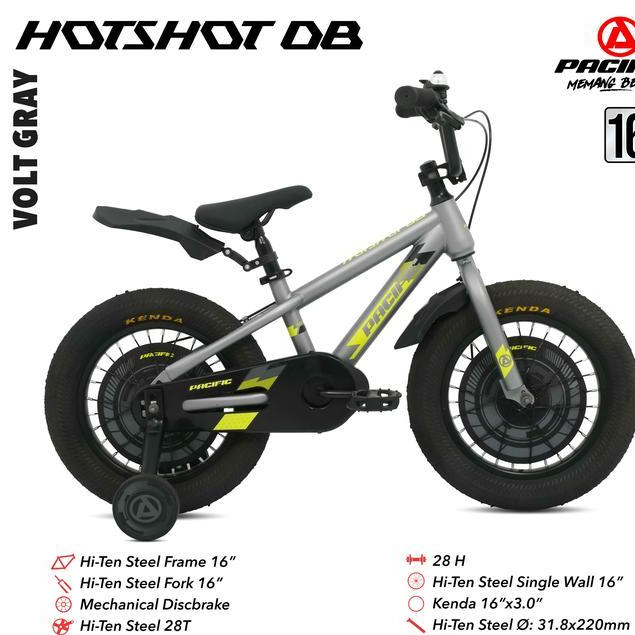 sepeda anak bmx 18 inch hotshot db 3.0 rem cakram // bmx 18 inch pacific 3.0