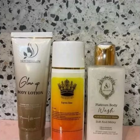 Hb Express glow siang malam & sabun cair kemasan baru Hb Express glow IMD