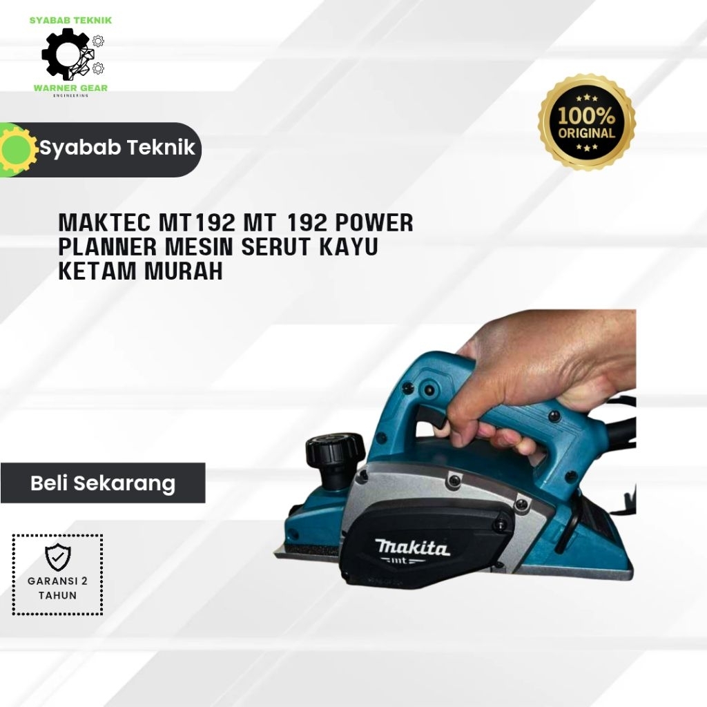 Maktec MT192 MT 192 Power planner Mesin Serut kayu Ketam murah