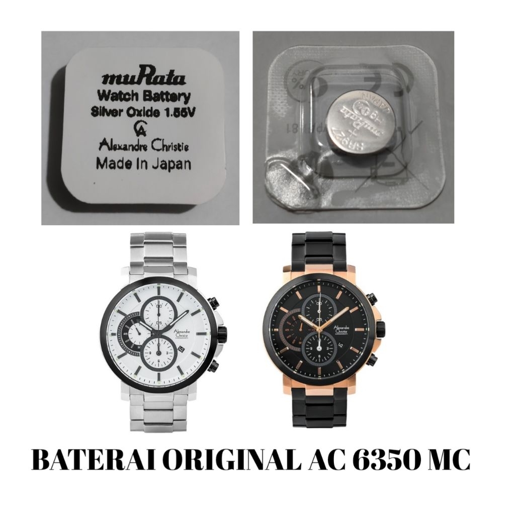 baterai Alexandre christie original 6350MC