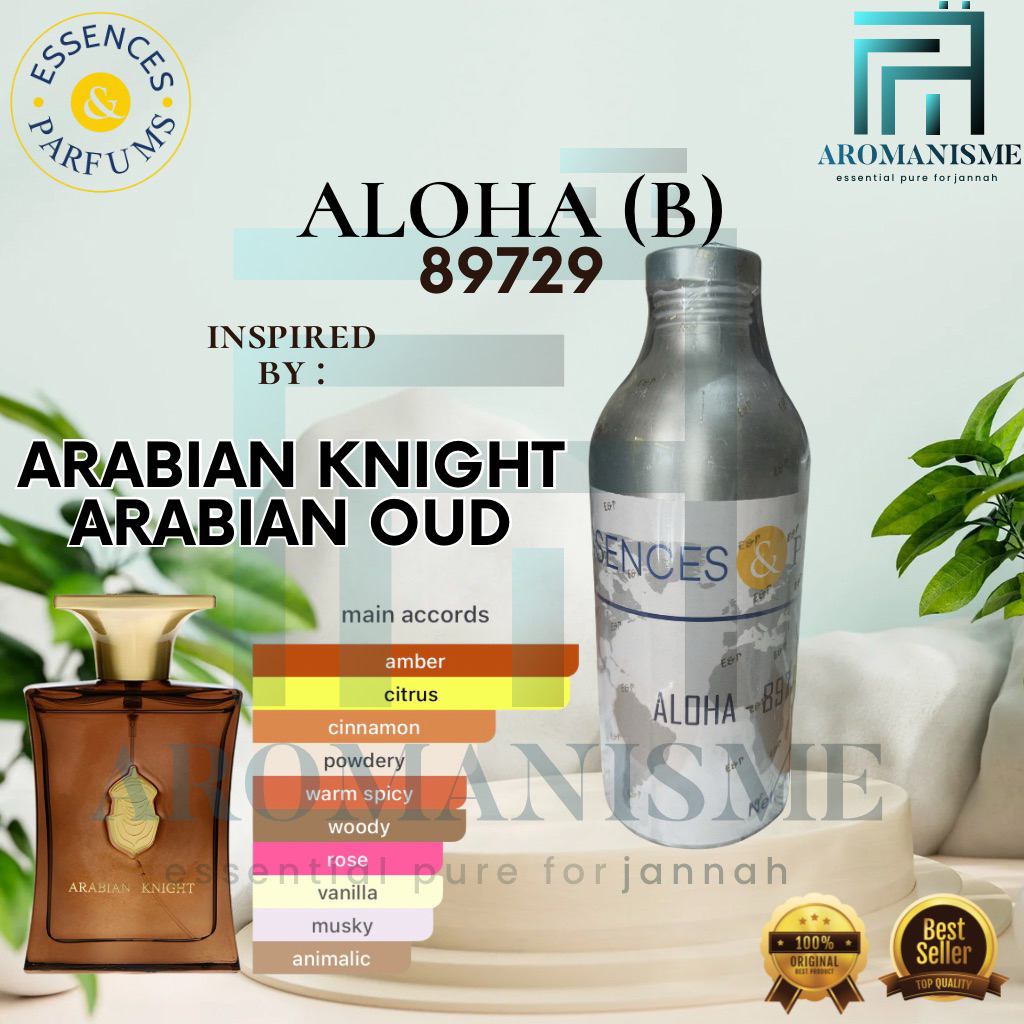 Bibit Parfum Arabian Oud Essences Aloha Grade B 50ml / 100ml