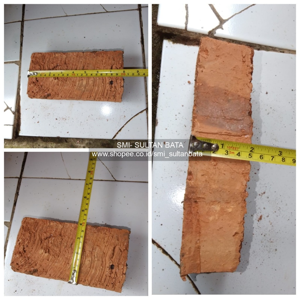 BATA MERAH PRESS JUMBO 20x10x5CM MURAH BERKUALITAS MINIMAL ORDER 6000 PCS JABODETABEKTEN (JAKARTA, B