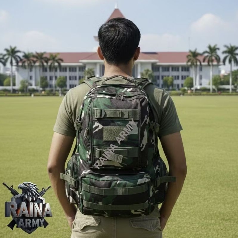 Ransel Army Gultor Tas Ransel Army Gultor Besar Loreng TNI Malvinas Punggung Kuat Gultor Besar Loren