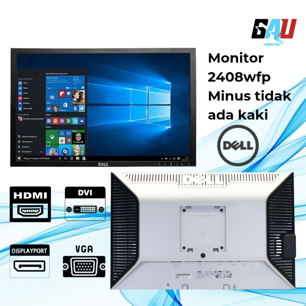 LAYAR MONITOR CCTV PC KOMPUTER MINUS 16,17,19,20 inch