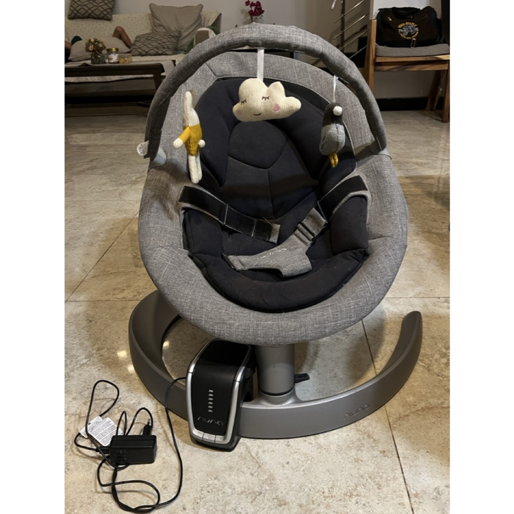 Nuna Leaf Grow 2021 Bouncer set + Nuna Wind (Preloved Like New)