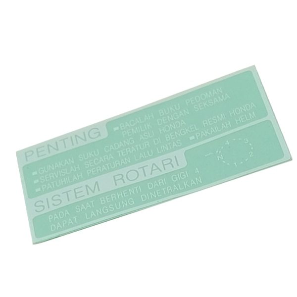 Mark Drive Caution Honda Supra X 125 87560KPH880ZA