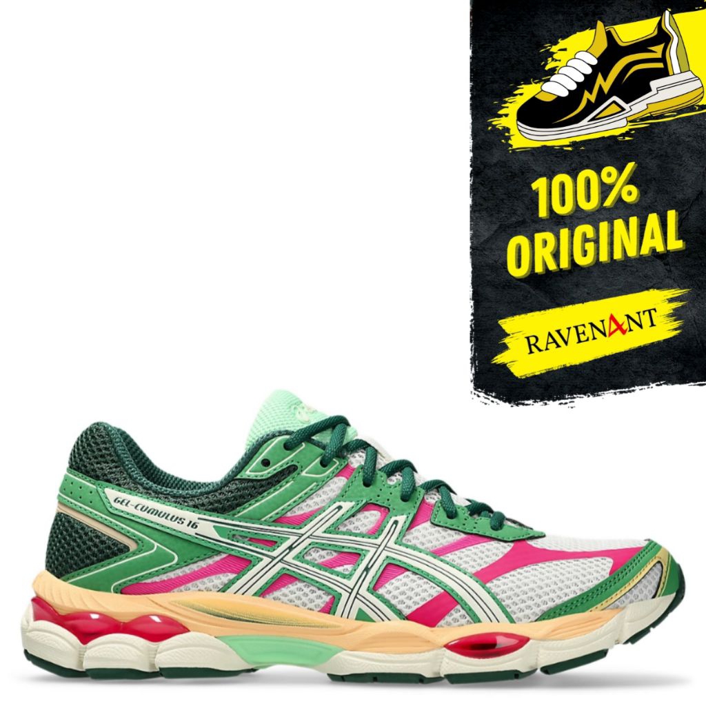 ASICS Gel-Cumulus 16 Cream Ivory ORIGINAL - Sepatu Sneakers Pria/Wanita