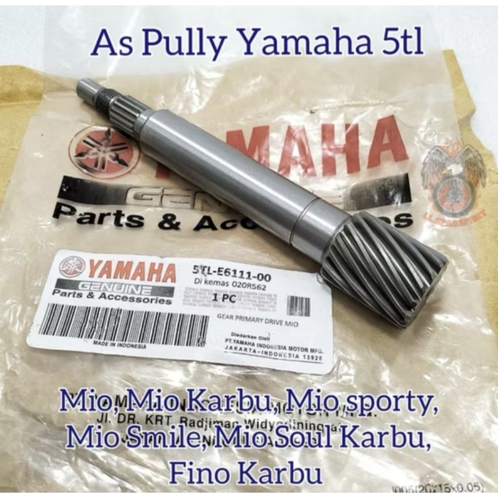 AS PULLY PULY ASLI ORIGINAL YAMAHA 5TL MIO SPORTY , MIO SMILE , MIO SOUL , MIO KARBU , FINO KARBU , 