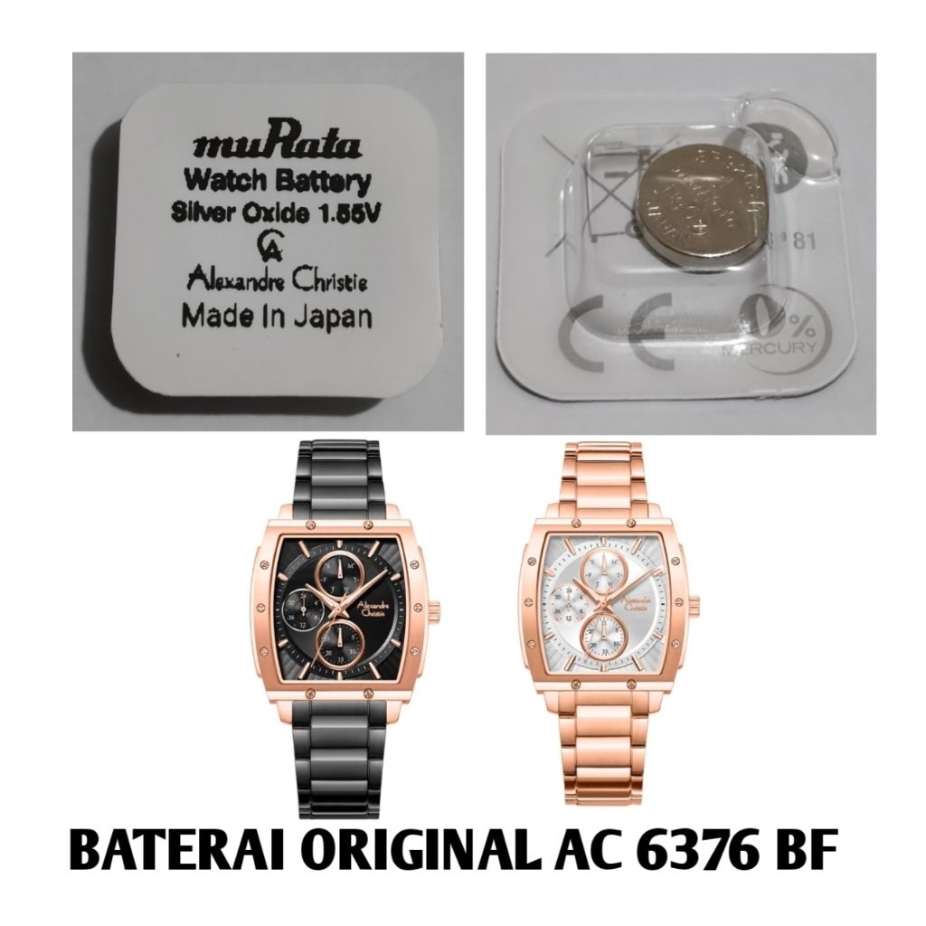 Baterai jam Alexandre Christie original 6376BF