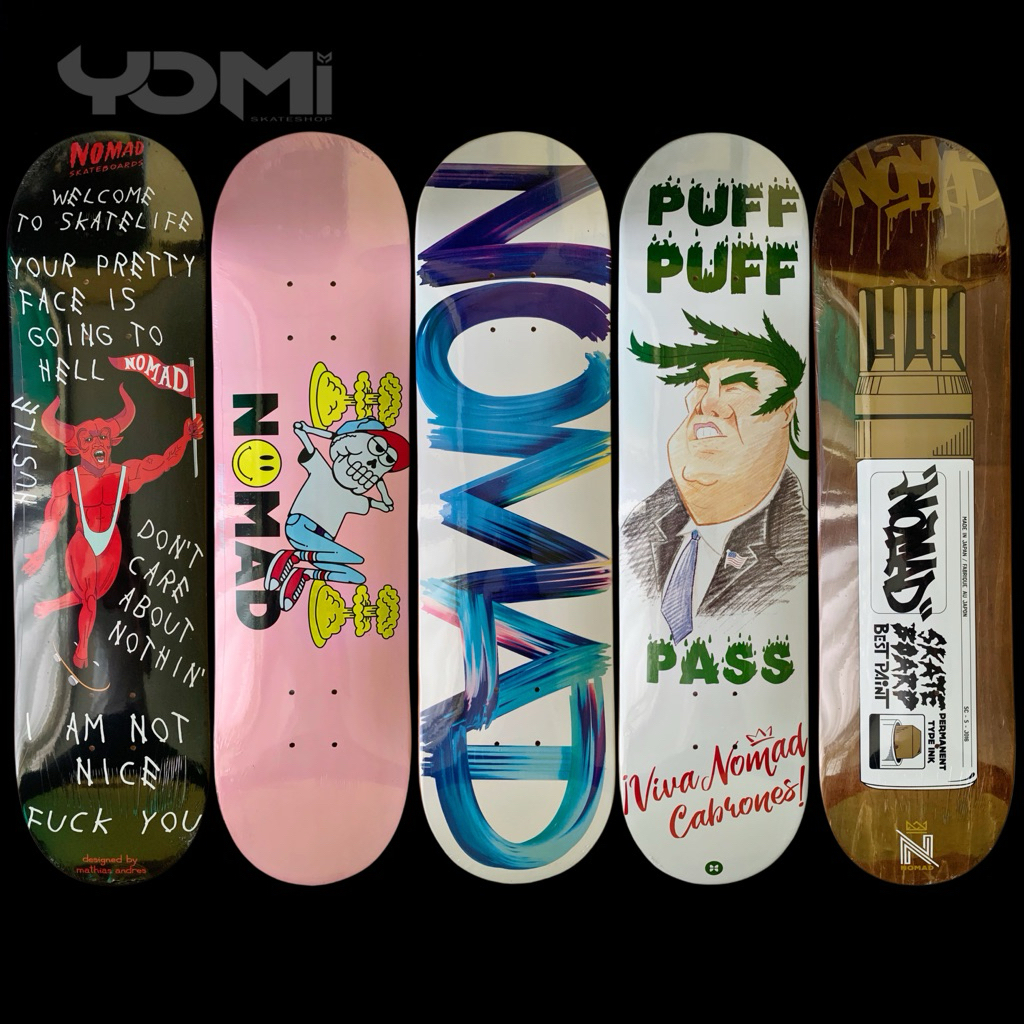 Nomad Skateboard Deck ukuran 7.75 8.0 8.25 | Papan Skateboard