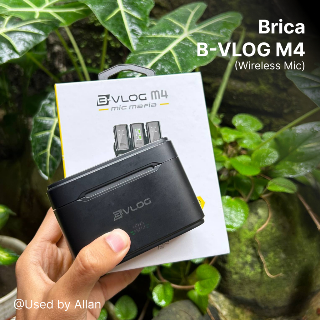 BRICA B-VLOG M4 SECOND MIC WIRELESS KONTEN KREATOR | Second Original