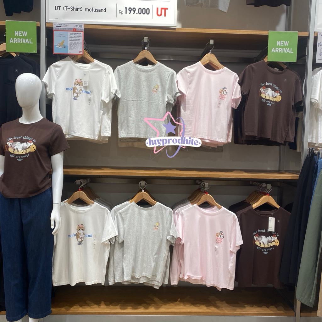 UNIQLO UT MOFUSAND "SWEETS MEOW" ADULT & KIDS