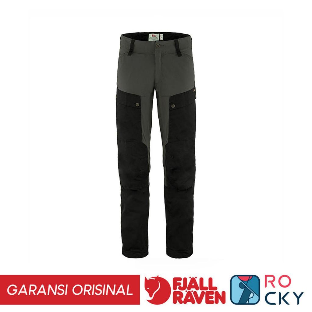 Celana Panjang Fjallraven Keb Trousers Color Stone Grey Black