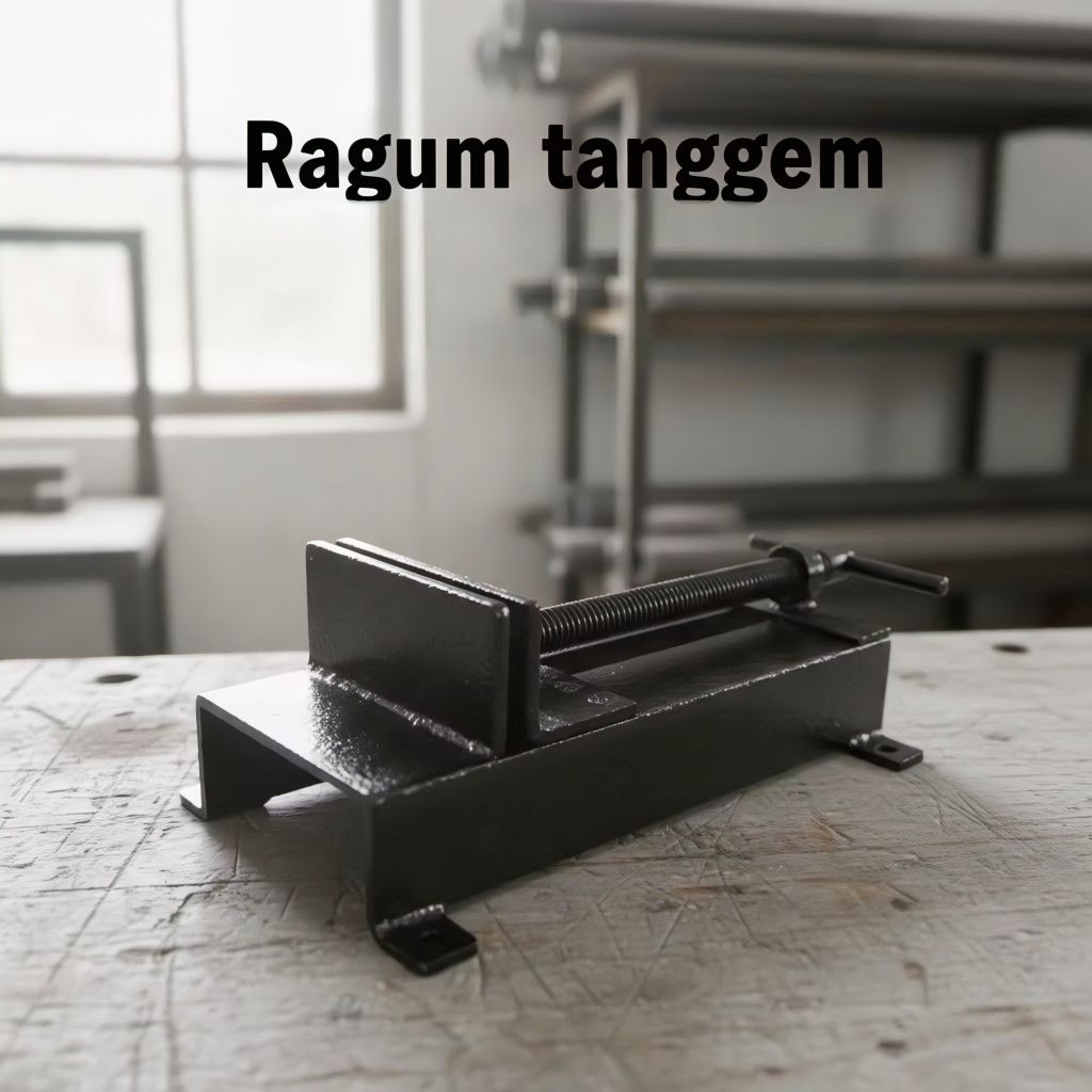 Ragum tanggem besi penjepit besi