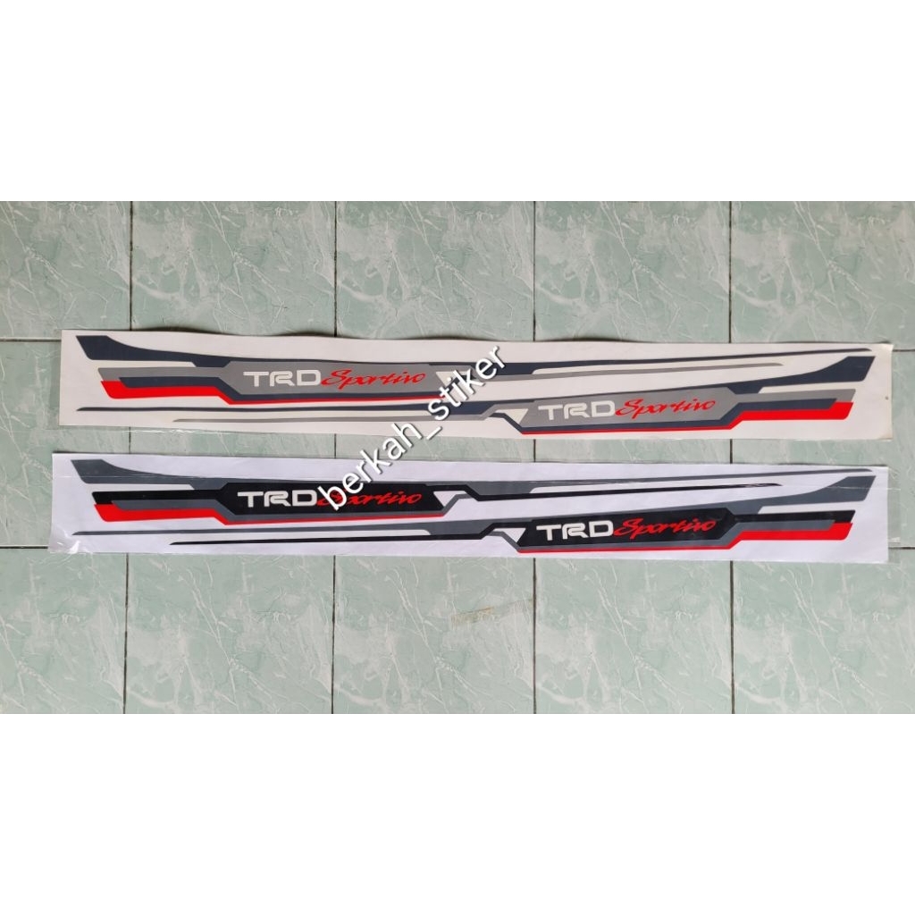 stiker sticker list body toyota yaris TRS SPORTIVO/stiker trd sportivo yaris/stiker list body toyota