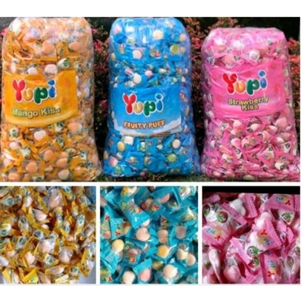 TERMURAH PERMEN YUPI LOSS KILOAN 500 GR SNACK LEBARAN