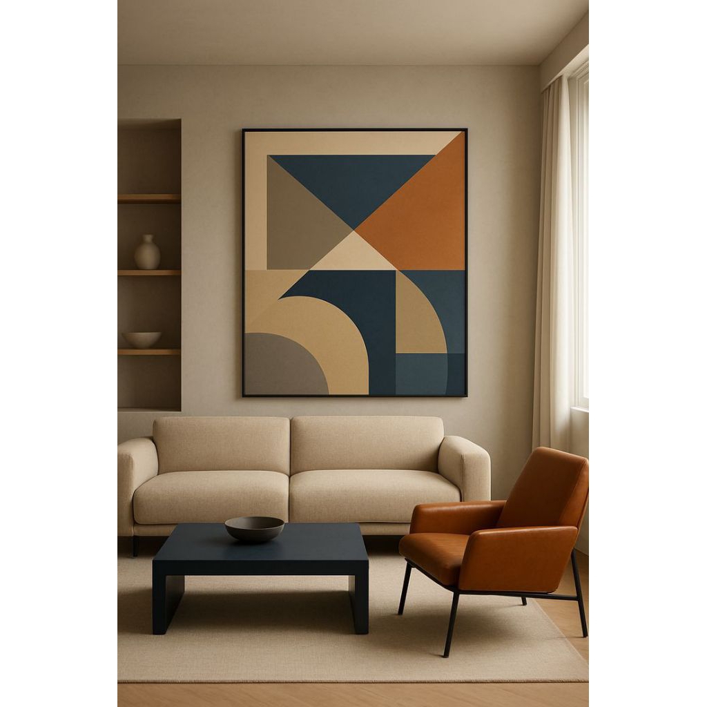 lukisan minimalis hiasan dinding ruang tamu kamar