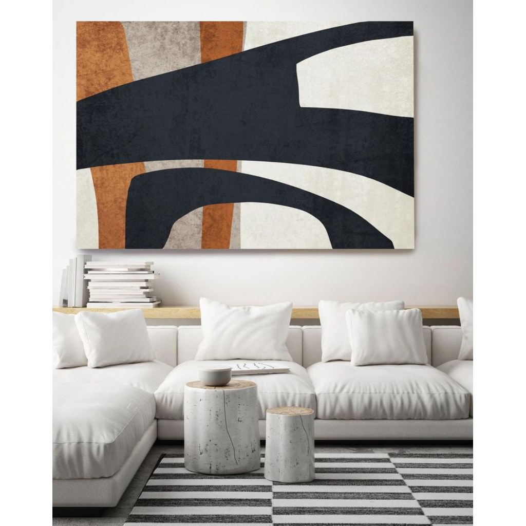 lukisan minimalis hiasan dinding ruangan tamu kamar