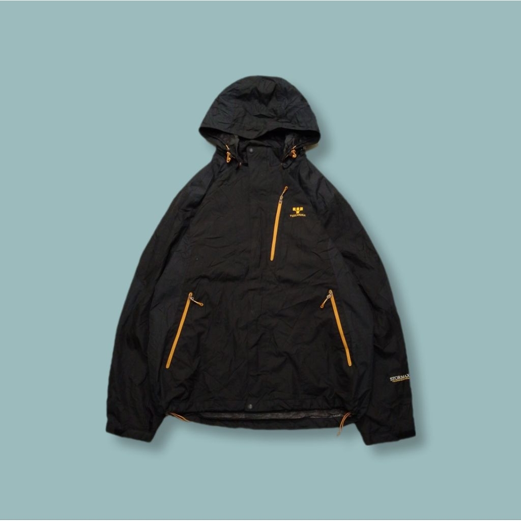 Uniquesport - Jaket Outdoor Tuscarora Stormax Gorpcore Hitam Second XL