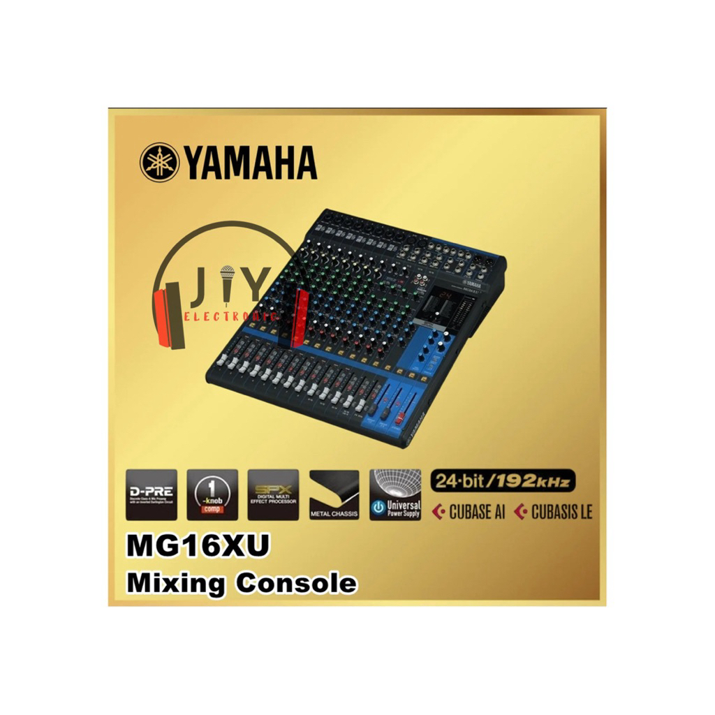 Audio Mixer Yamaha 16 Channel MG16XU MG-16XU MG 16XU Original
