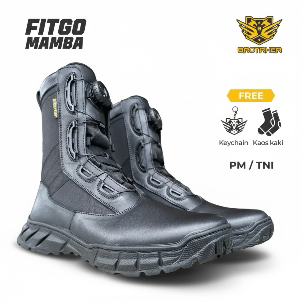 BROTRHER Fitgo Mamba Sepatu Pdl Tali Putar