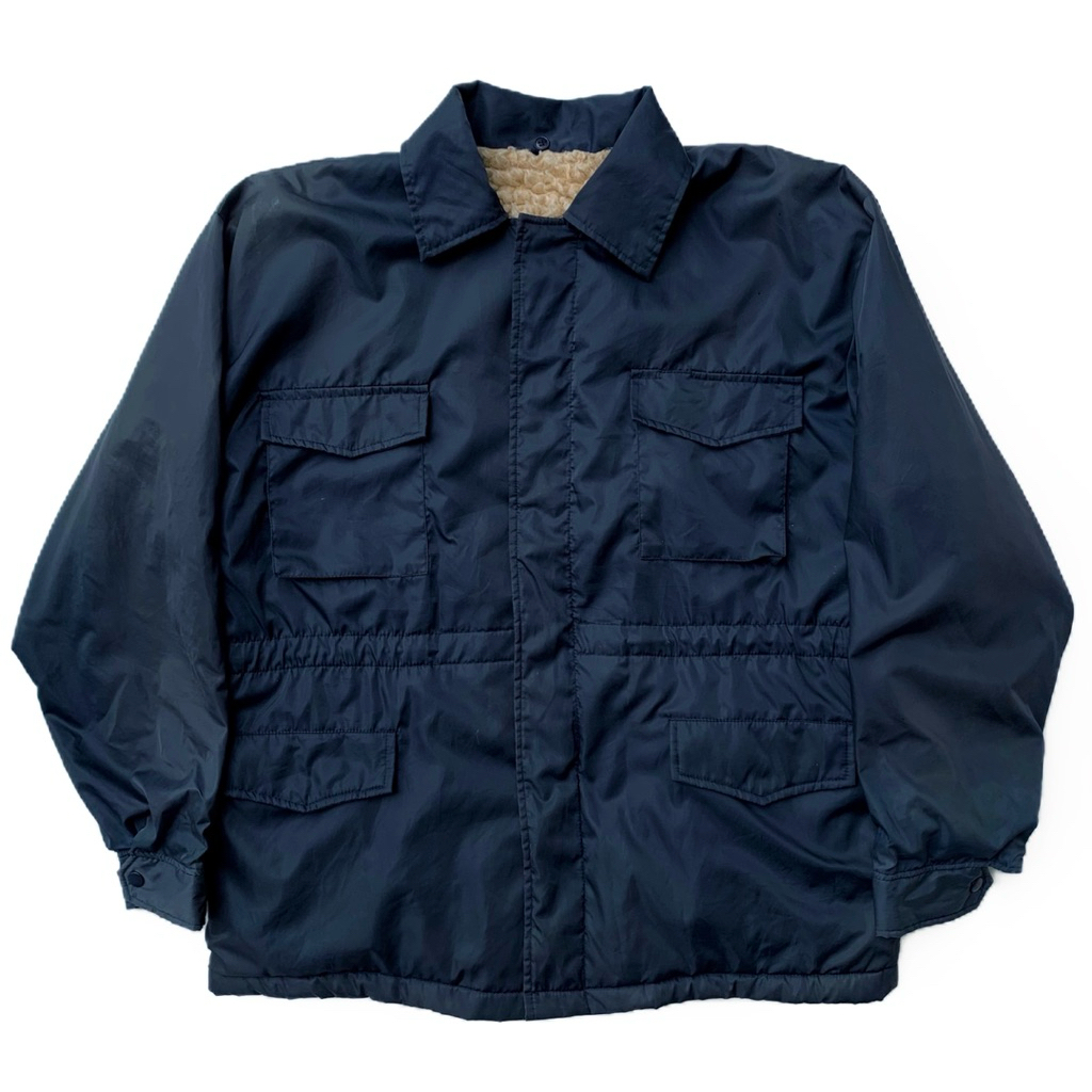 de-luxe coat sherpa lined military winter jacket