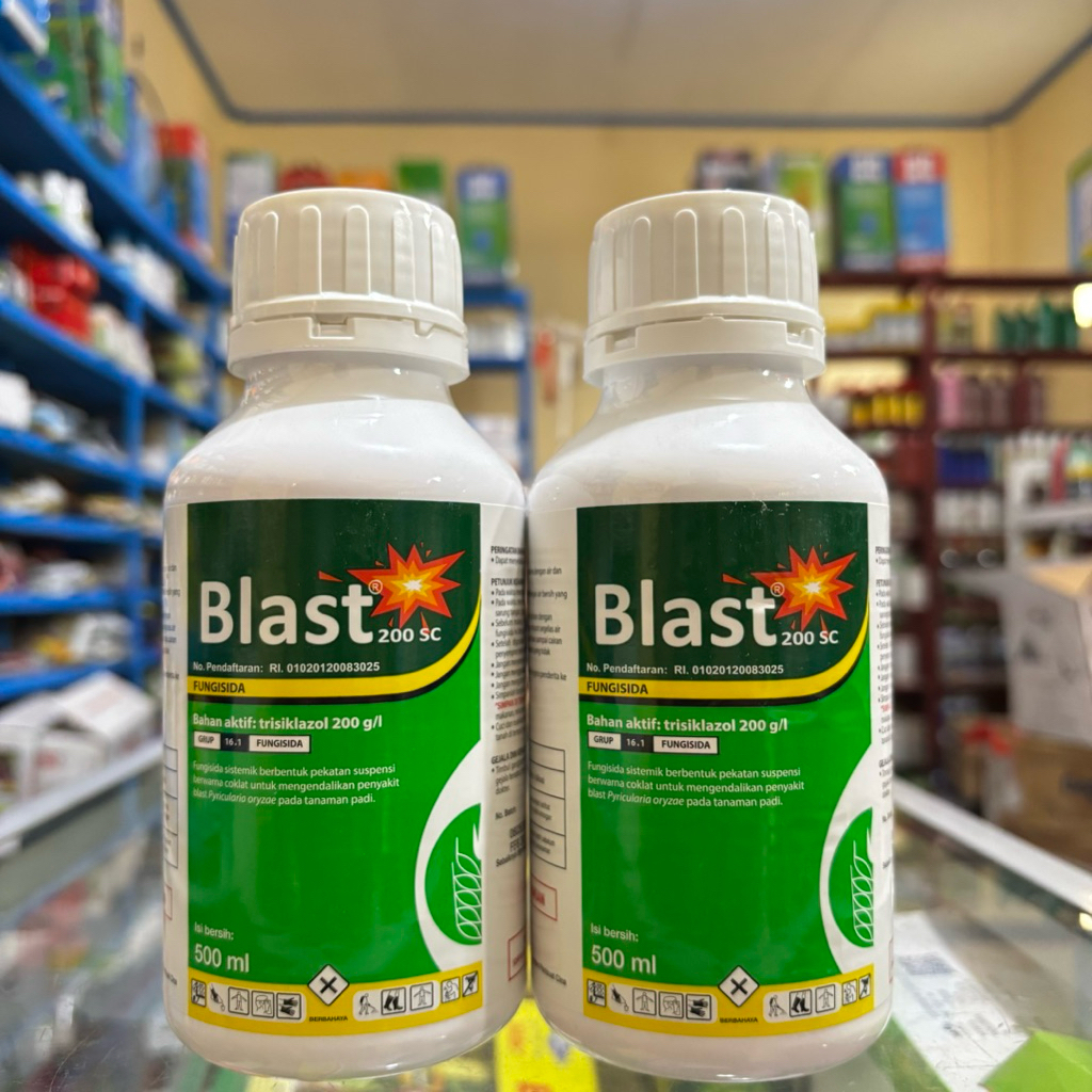 Fungisida BLAST 200SC Kemasan 500ml - Fungisida Blast Untuk Mengatasi Blast Daun dan Patah Leher Pad