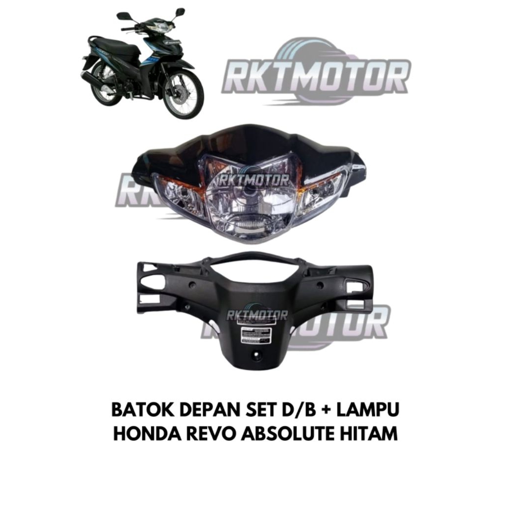 SATUAN - BATOK FULLSET HONDA REVO ABSOLUTE HITAM // BATOK REVO ABSOLUTE