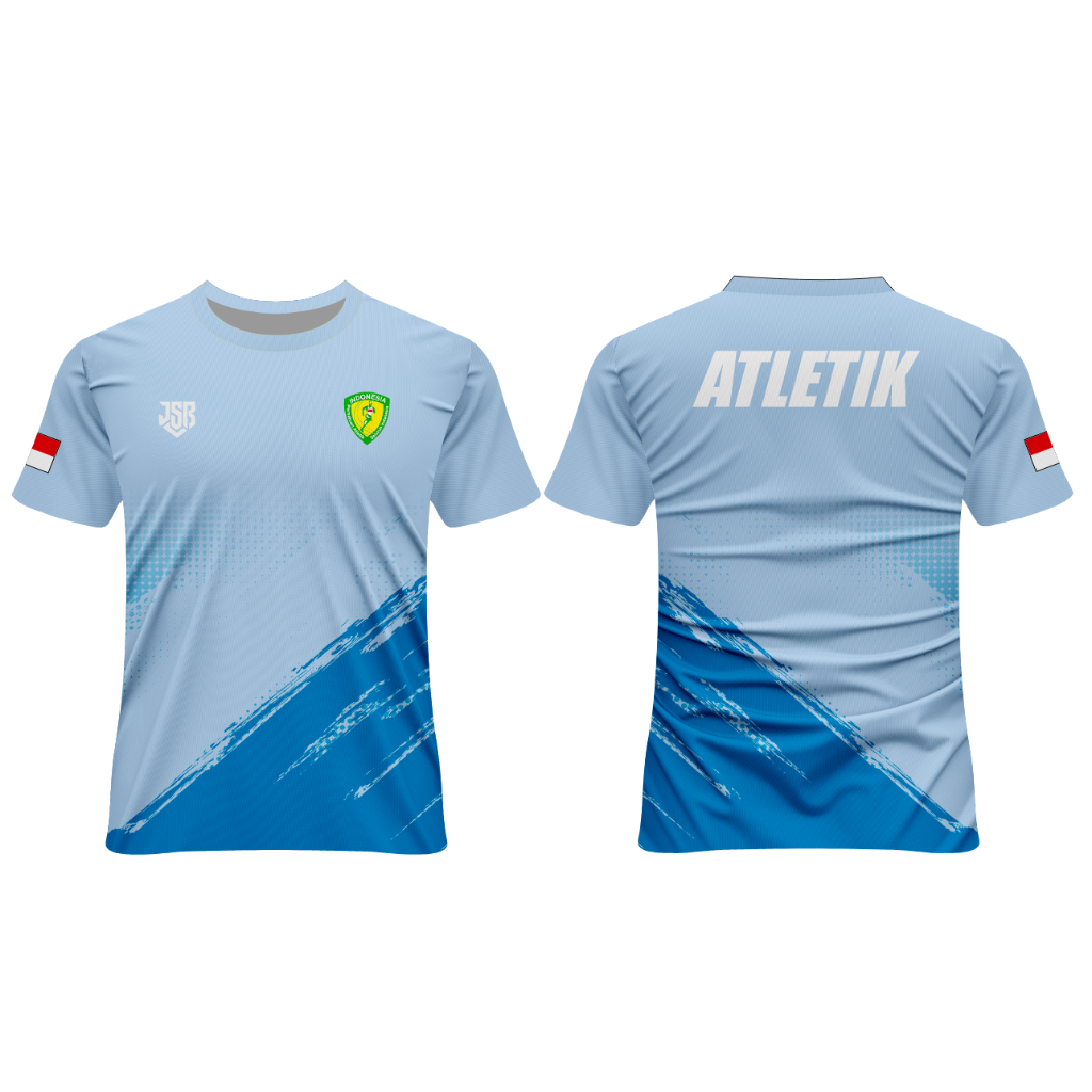 JSB SPORTWEAR | Jersey pendek Olahraga running lari atletik bahan dryfit Fullprinting | RUN004