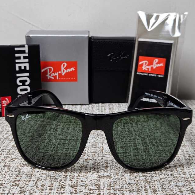 Kacamata Rayban Wayfarer Folding RB4105 601 54 Black Glossy Original