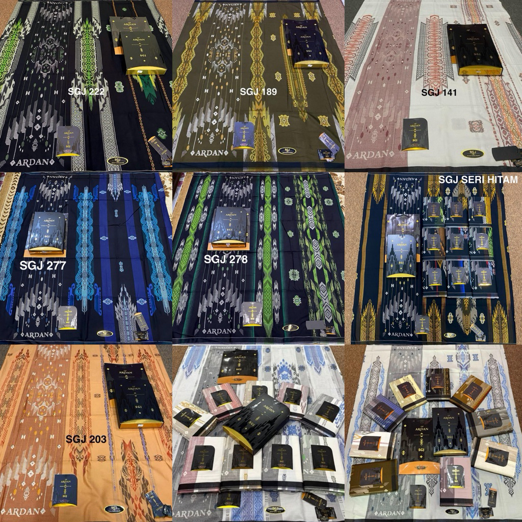 ARDAN SONGKET GUNUNG JAQUART SGJ GOLD