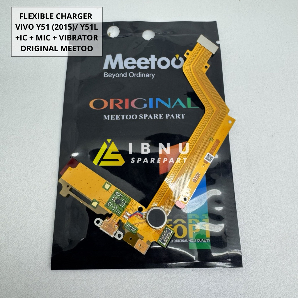 FLEXIBLE KONEKTOR CHARGER VIVO Y51 / Y51L + IC ORIGINAL MEETO + MIC