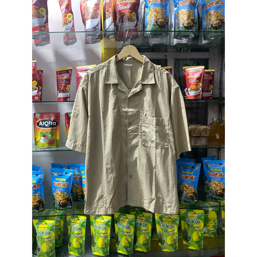 KEMEJA PENDEK UNIQLO GU XL-XXL