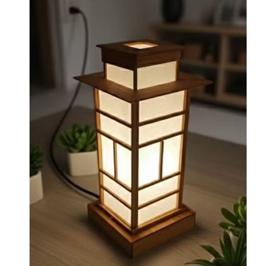Lampu hias/ tidur/bambu