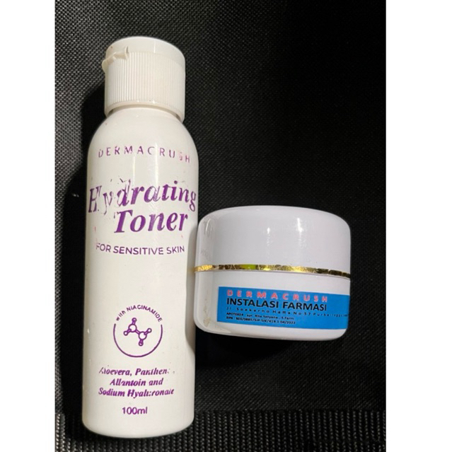 Preelove toner dermacrush + cream racikan by dr shinta kode CA