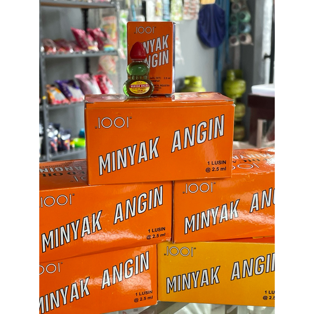 Minyak Angin 1001 1 lusin / box isi 12 biji kemasan 2.5ml