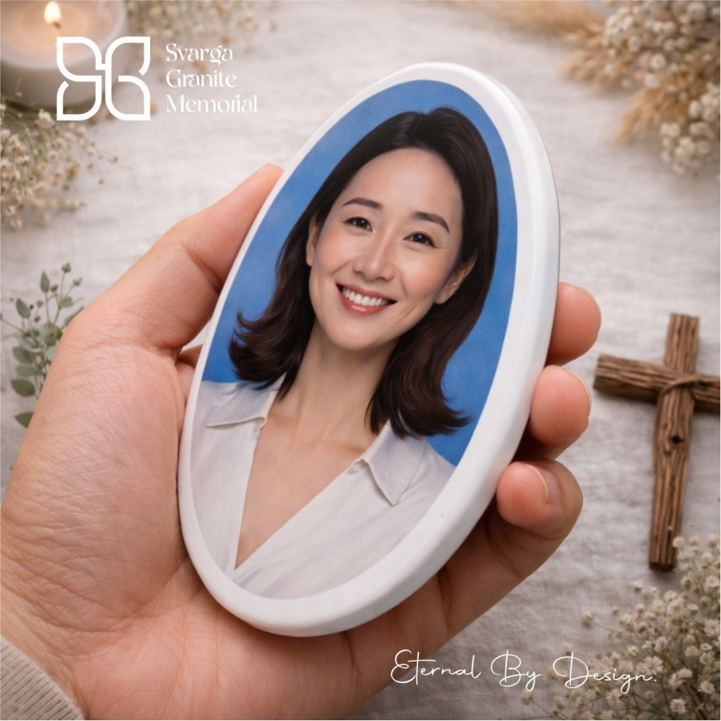 foto nisan makam/nisan foto/foto makam/foto keramik/foto porcelain/keramik nisan