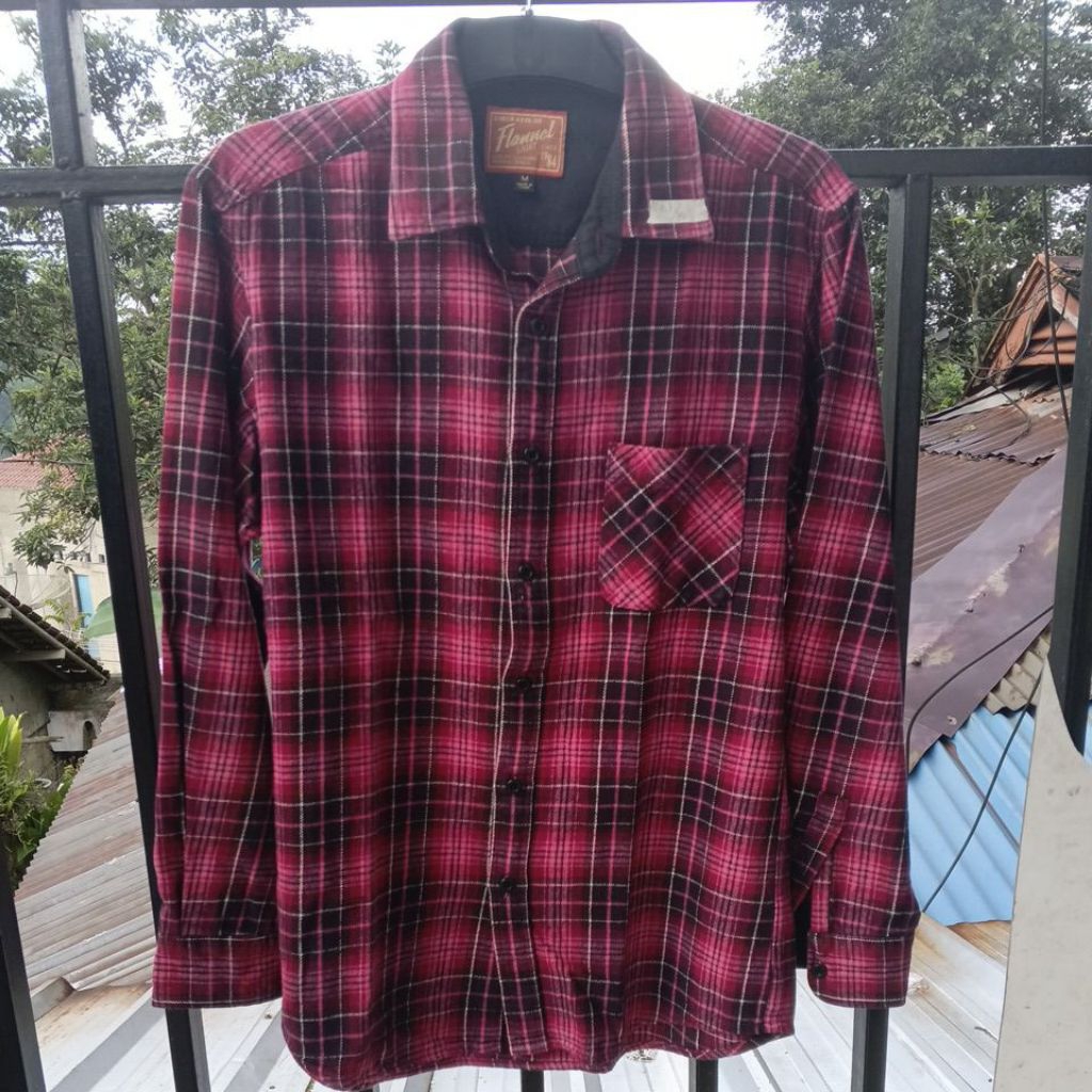 kemeja flannel vintage