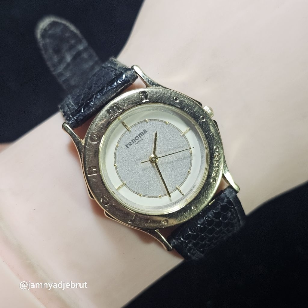 Jam Renoma 6031 by Citizen Gold White Bekas