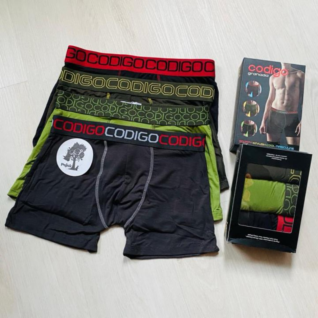 Celana Dalam Codigo/ Boxer Codigo Cowok Dewasa