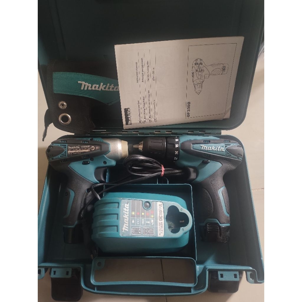 impact driver + bor driver makita original