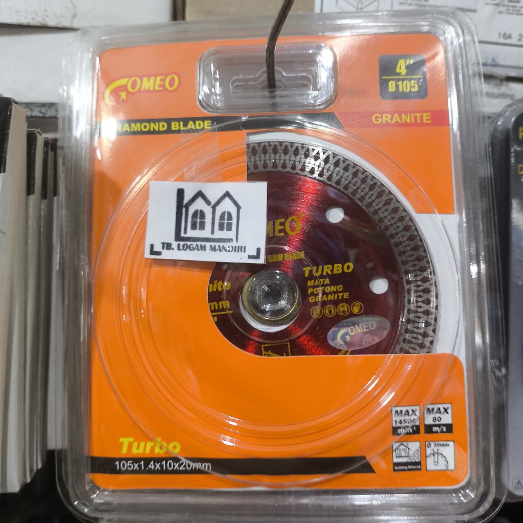 Diamond Wheel Turbo Mata Gerinda Potong Keramik Granit Gomeo/Sekelas