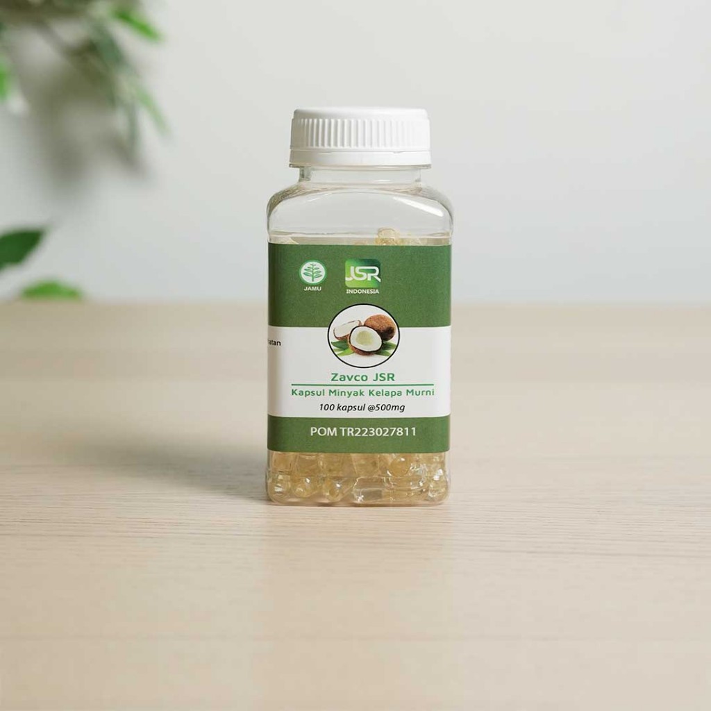 VCO JSR dr Zaidul Akbar 100 Kapsul - Virgin Coconut Oil Original JSR