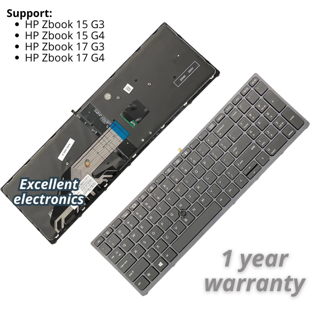 Keyboard HP Zbook 15 G3, Keyboard HP Zbook 15 G4, Keyboard HP Zbook 17 G3, Keyboard HP Zbook 17 G4  