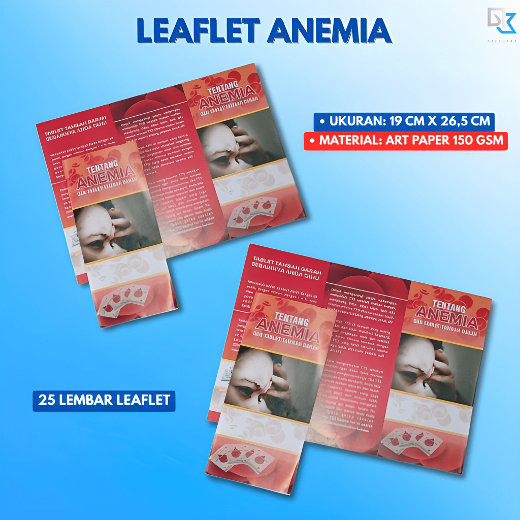 Leaflet Edukasi Anemia | Tablet Tambah Darah (TTD) | Brosur Kesehatan